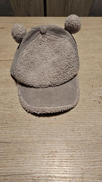 Casquette d hiver grise de 2 à 4 ans, neuve
