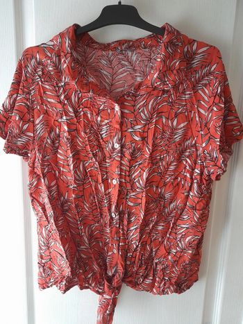 Chemisier feuillage 42