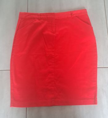 Jupe droite rouge KWomen Taille 38