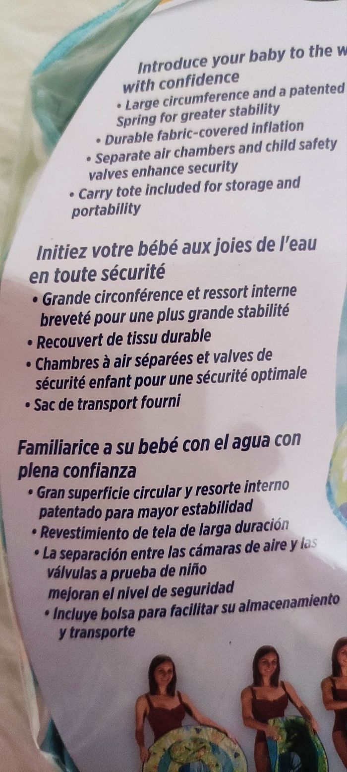 SWIMWAYS Spring Float Bebe + Chapeau De Bain Anti-Uv - photo numéro 7