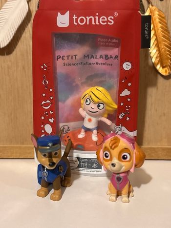 3 tonies pat patrouille et petit malabar 