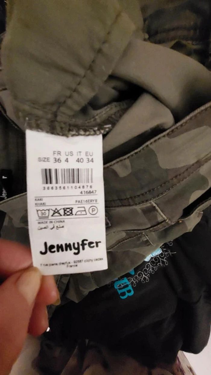 Pantalon treillis cargo slim Jennyfer taille 36 (S) - photo numéro 8