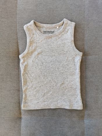 Singlet gris bébé taille 6 mois nouveau