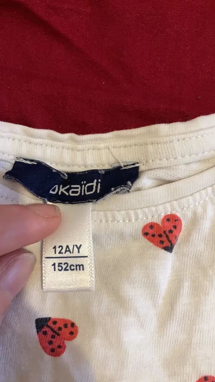 Teeshirt okaidi 12 ans - photo numéro 2