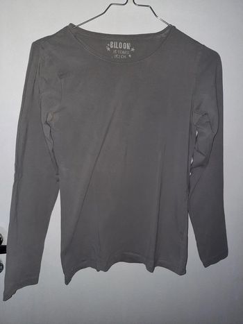 Haut manches longues gris - Taille 16 ans