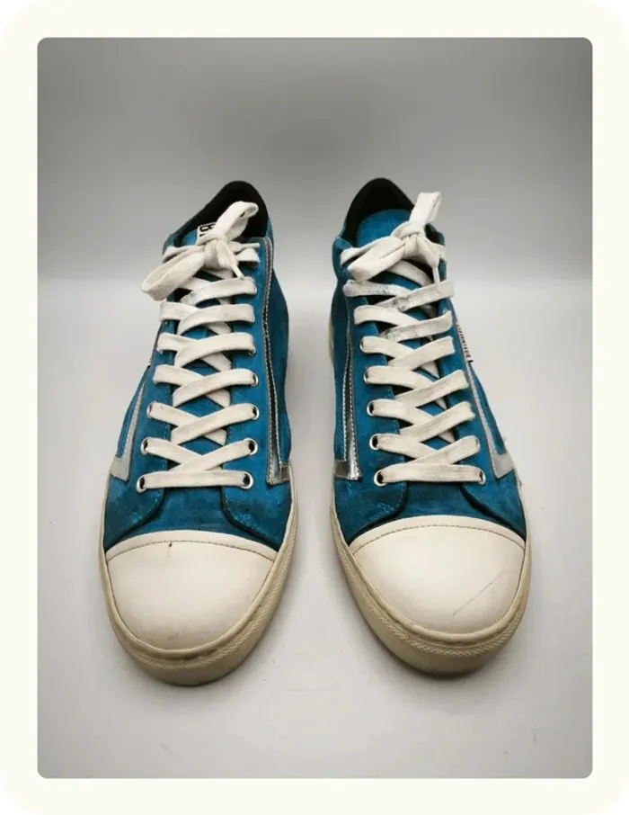 Baskets montantes velours homme Bikkembergs Taille 42 - photo numéro 4