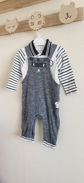 Ensemble salopette polo 6 mois orchestra