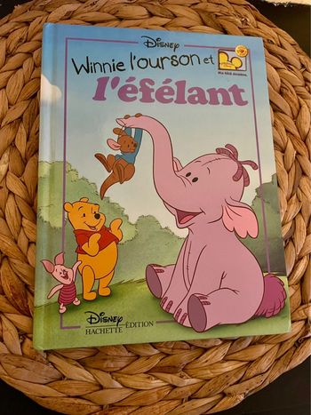 Livre disney- Winnie l’ourson et l’éléphant