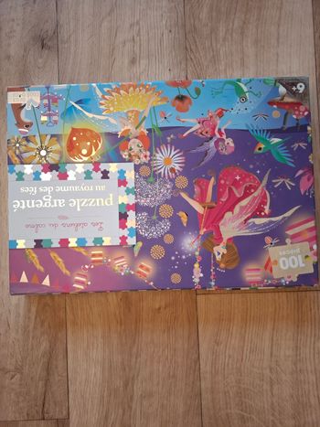 Puzzle argenté 100 pièces – Thème : Le Royaume des Fées