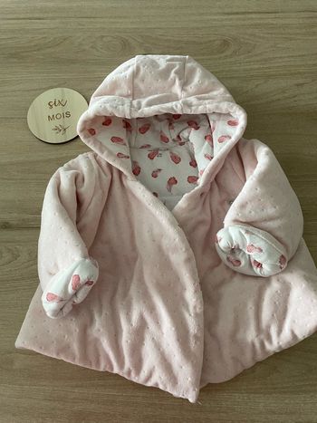 Manteau chaud bébé fille sergent major taille 6 mois