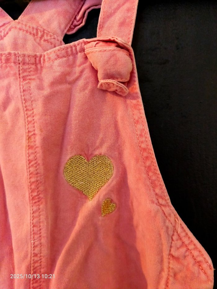 Salopette fille, rose. Taille 23 mois - photo numéro 2