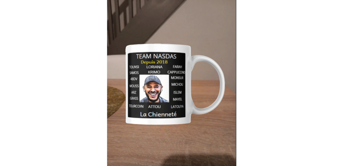 Mug Design Caricature De La Team Nasdas La Chienneté, Influenceur Marketing Entrepreneur Snap - photo numéro 6