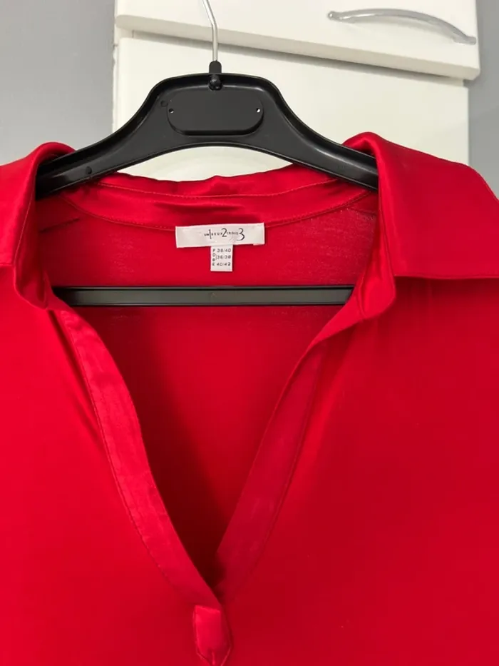 Polo rouge - photo numéro 2