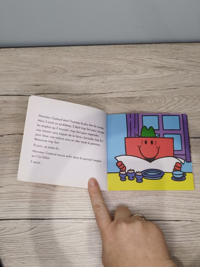 Livre Monsieur Madame au boulot M. Costaud - photo numéro 3