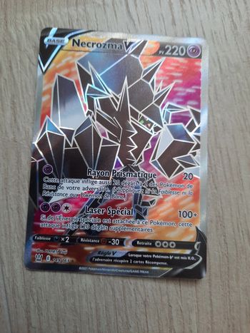 Carte Pokemon Necrozma V PV 220 149/163 neuve