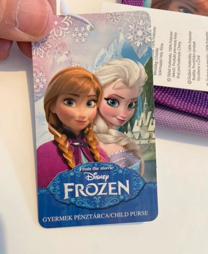 Portefeuille enfant la reine des neiges Anna & Elsa - photo numéro 2