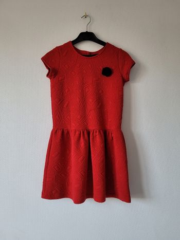 Robe rouge IKKS 12 ans TBE