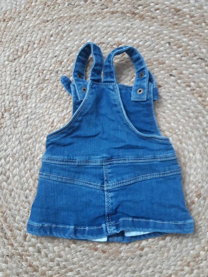 Salopette robe en jean Tape à l'oeil 3 mois - photo numéro 4