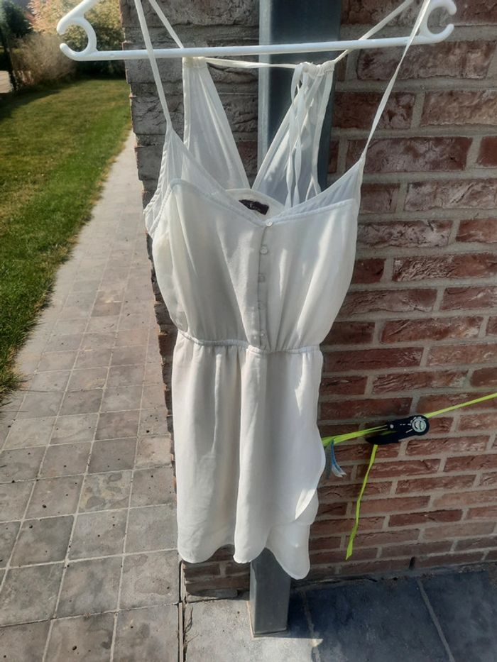 Robe d'été blanche crème - photo numéro 2