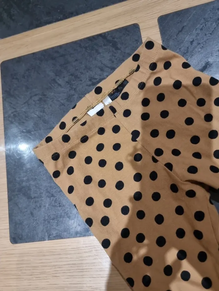 Legging à pois noir - h&m- 2/3 ans - photo numéro 3