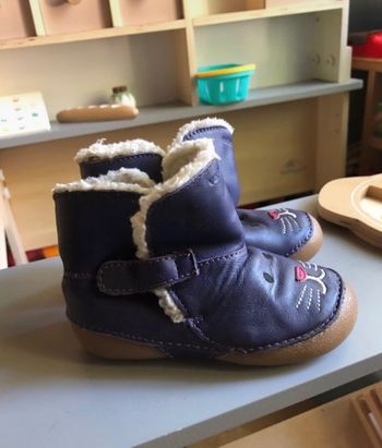 Chaussons fourrés vertbaudet 20