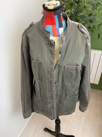 Veste en jean 1 2 3 | Kaki | Taille 40