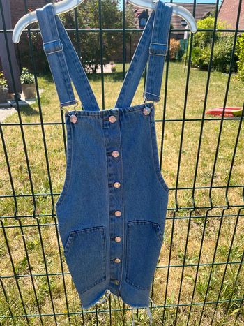 Salopette jupe en jean fille femme Taille 32 Jennyfer