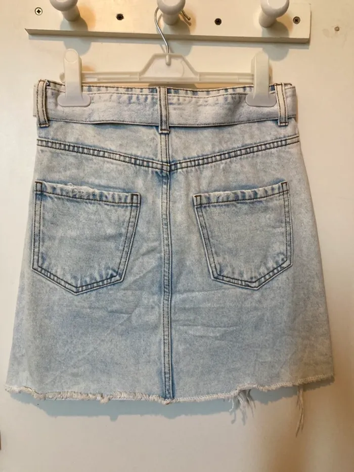 Minijupe Jean Taille Haute - photo numéro 2