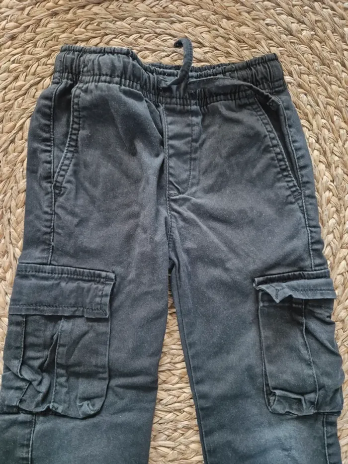 Pantalon cargo taille réglable 4 ans - photo numéro 2