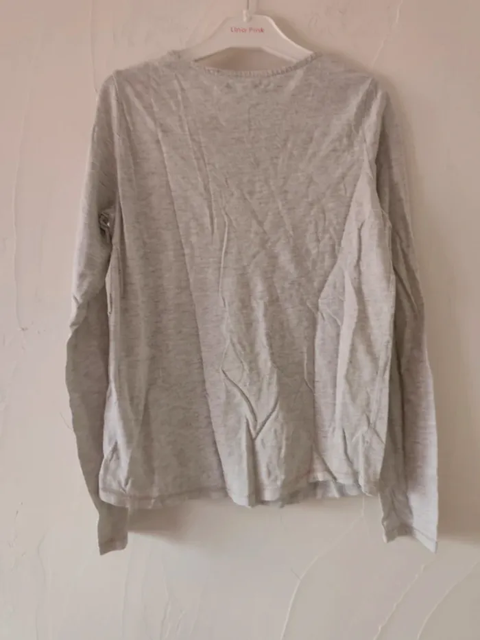 Joli tee-shirt manches longues Okaïdi taille 14 ans - photo numéro 4
