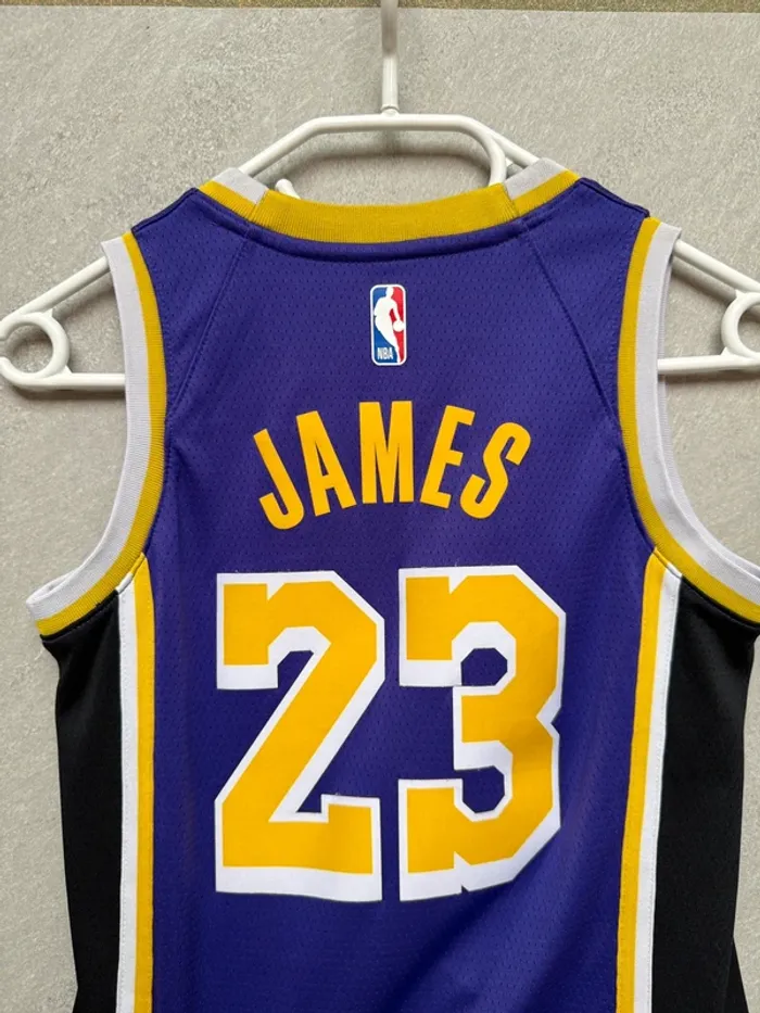 Ensemble enfant maillot de basket Lakers NBA taille S - photo numéro 5