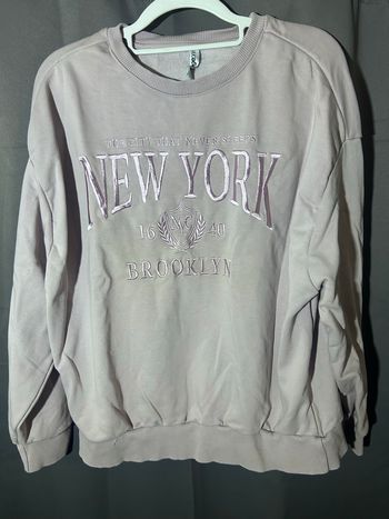 Sweat-shirt rose pale, taille M