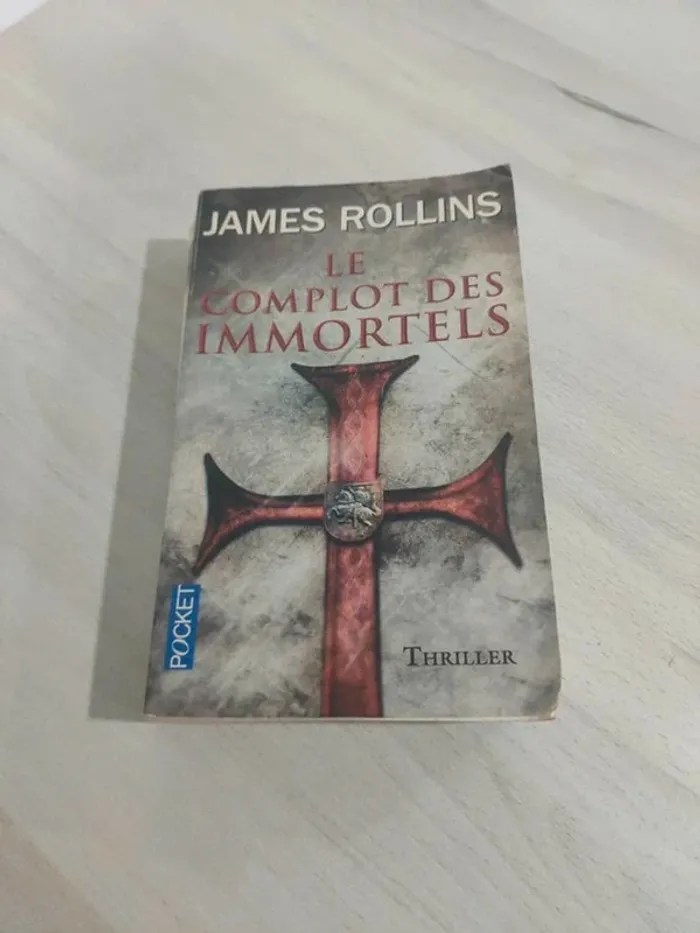 Livre poche le complot des immortels James Rollins