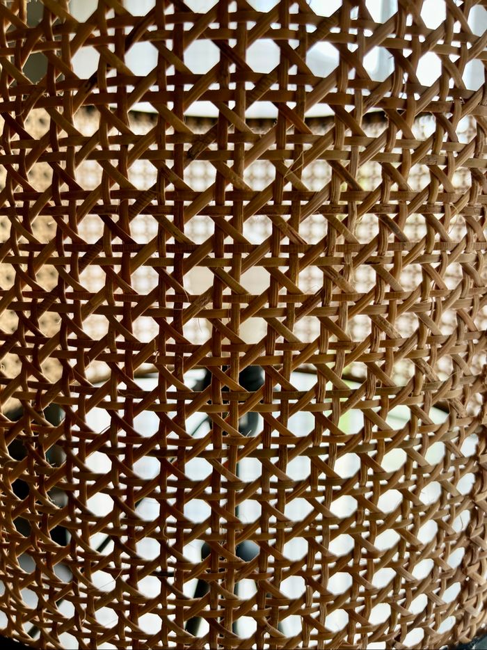 Lampadaire en cannage - photo numéro 5