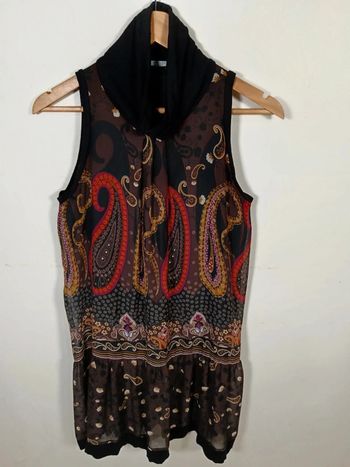 C19 robe imprimé marron Promod 38