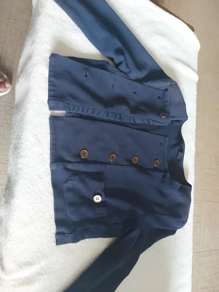 Veste courte bleue - photo numéro 2