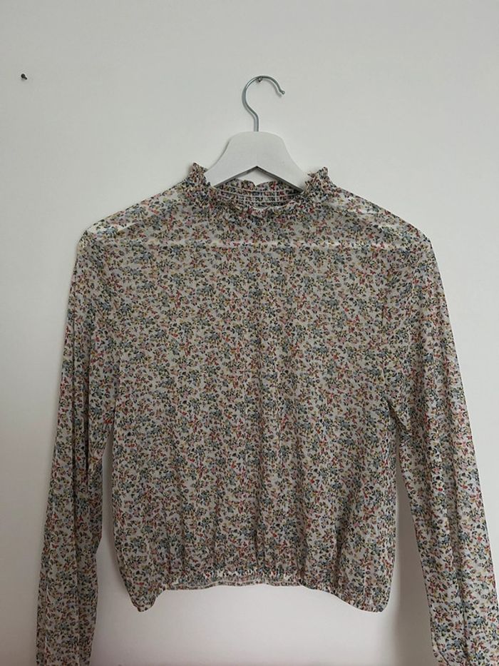 Blouse à fleurs