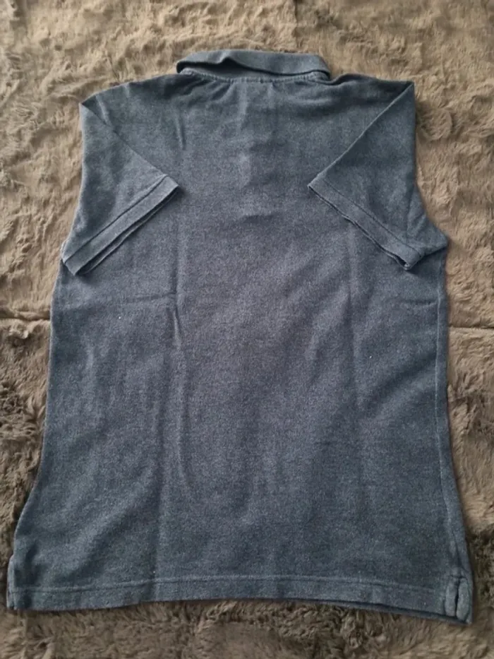 Polo Lacoste bleu gris – Taille M Homme - photo numéro 3