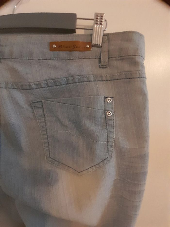 Jeans bleu clair, taille 48, Marque Misex-Jeans - photo numéro 6