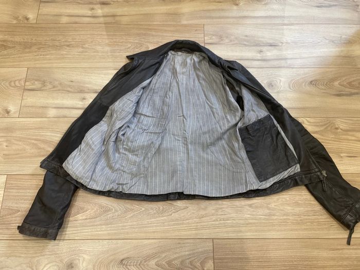 Veste en cuir chevignon - photo numéro 2