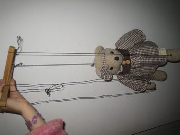 marionnette oursonne happy balloon neuve