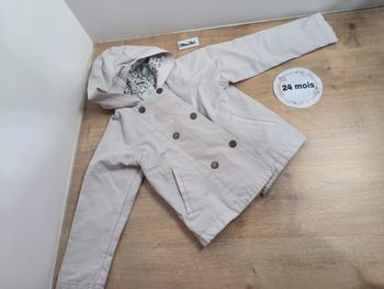 Manteau imperméable 24 mois