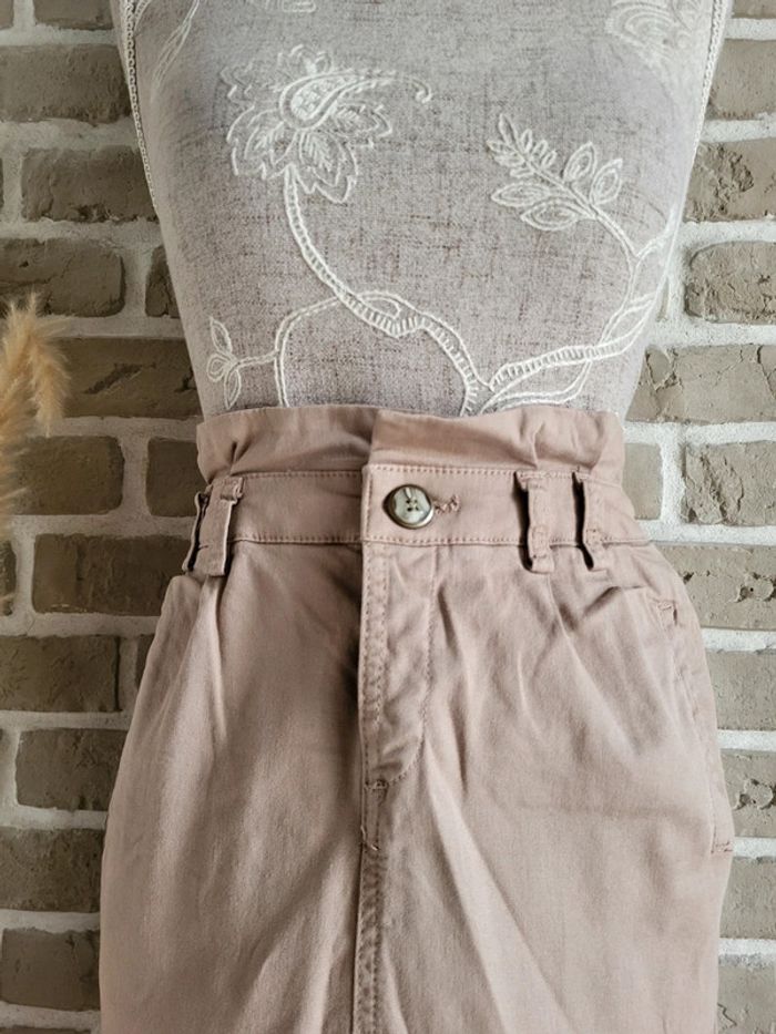 Jupe taille haute beige sable Camaïeu - photo numéro 11