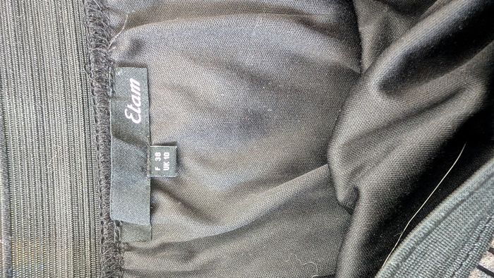 Jupe plissée métallisée noire & argent - photo numéro 3