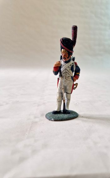 Figurine en plomb,  peinte à la main  , Del prado  , cap grenadier  , garde consul 1800