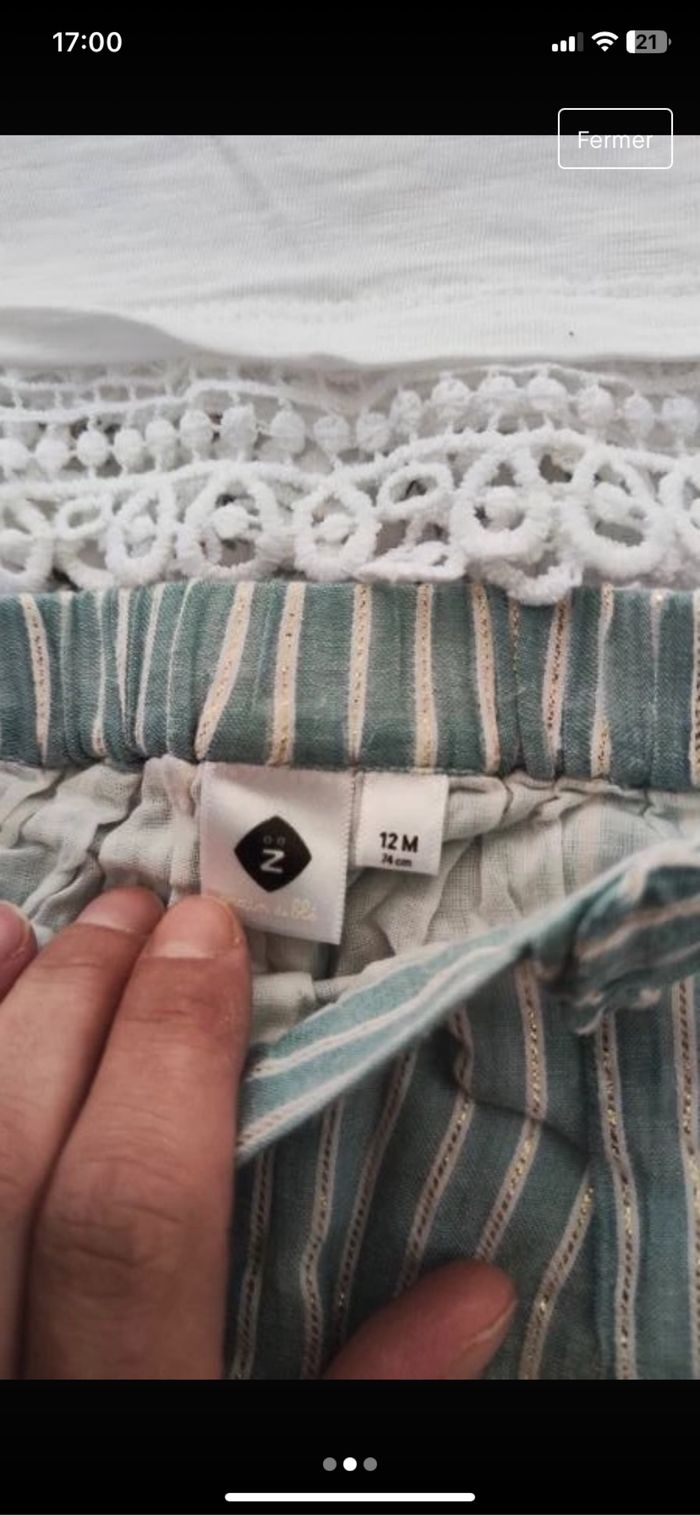 Lots de vêtement fille 12 mois - photo numéro 5