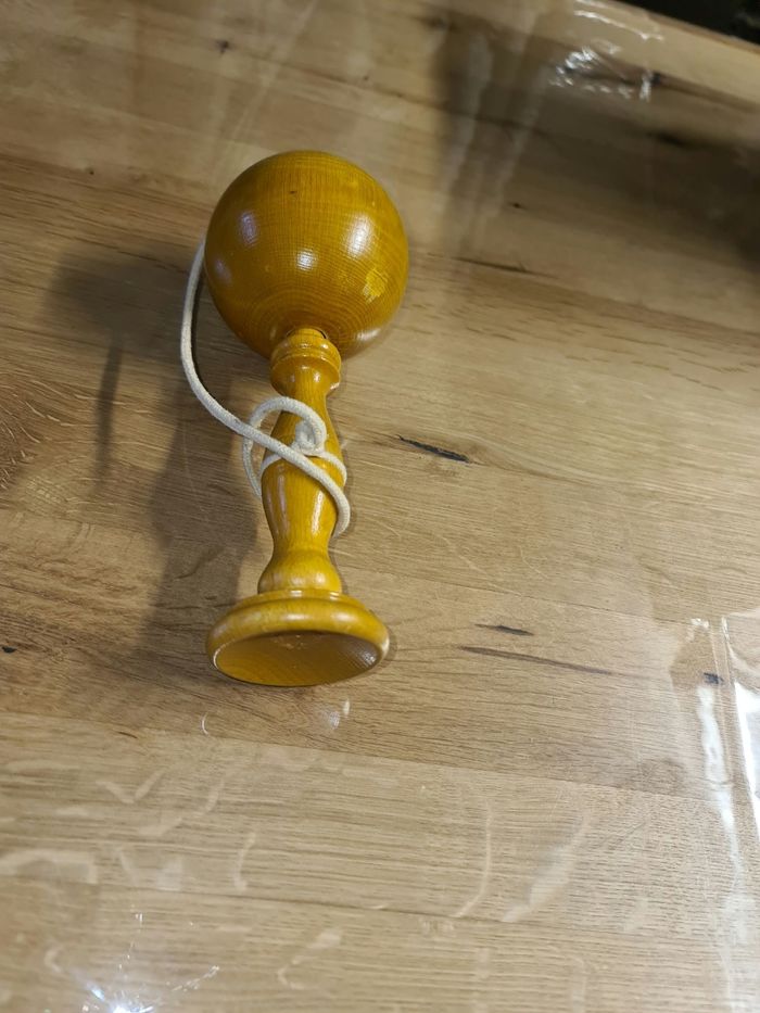 Bilboquet en bois grand model, - photo numéro 3