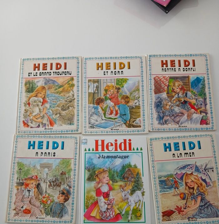 Lot de 6 Livres Heidi - Éditions Hemma - photo numéro 1