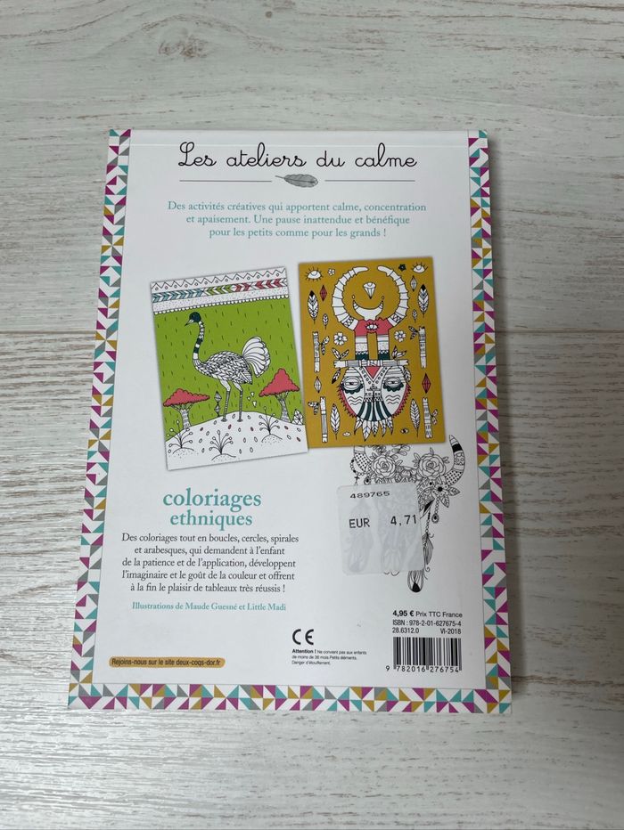 Livre coloriages ethniques - photo numéro 2