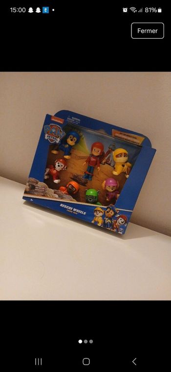 Jouet neuf Figurines pat patrouille